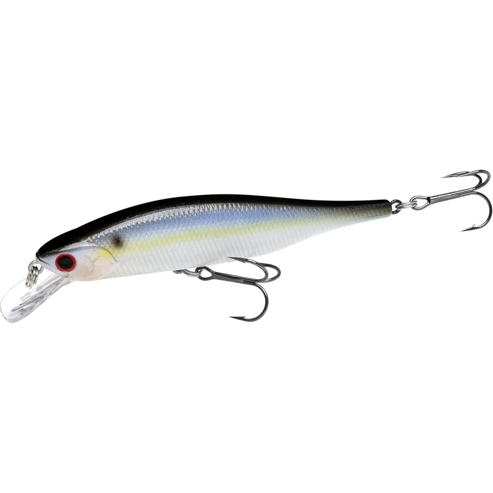 LUCKY CRAFT Lightning Pointer 98XR front angle, 183 Pearl Threadfin, ideal for long casts.