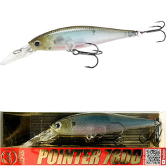 LUCKY CRAFT Pointer 78DD deep-diving jerbait highlights deep-water action for bass and trout.