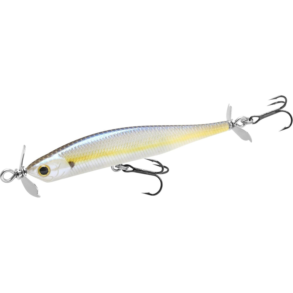 LUCKY CRAFT Screw Pointer 80 Chartreuse Shad lure side view