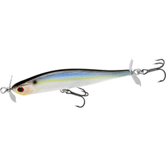 Lucky Craft Screw Pointer 90 lure in 183 Pearl Threadfin Shad – side view