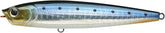 Side view of LUCKY CRAFT SW Gunfish 95 in 702 Zebra Sardine color