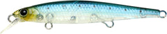 Lucky Craft SW Slender Pointer 67MR S front view in Laser Ghost Sardine color for saltwater action.