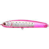 LUCKY CRAFT Wander 95 Ghost Pink Sardine lure with high visibility for increased bites.