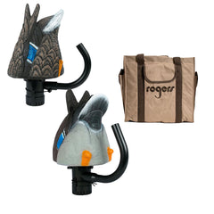 Lucky Duck Agitator 2.0 battery-powered unit with bag for easy transport and on-the-go setup.