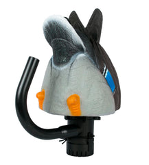Lucky Duck Agitator 2.0 with removable exhaust tube enables easy transport in the field.