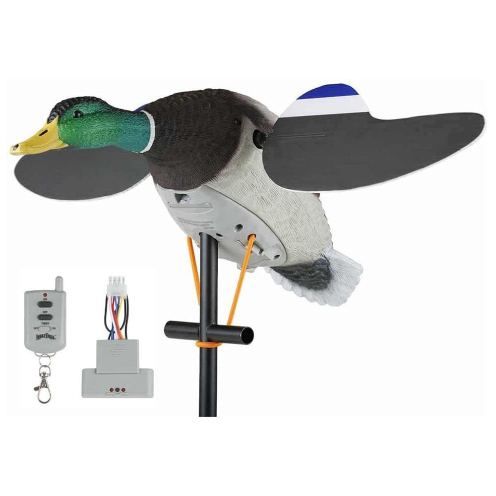 Lucky Duck Junior II decoy front view showcases ultra-realistic mallard drake details