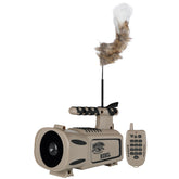 Lucky Duck The Rebel ecaller demonstrates a compact predator call device to attract coyotes