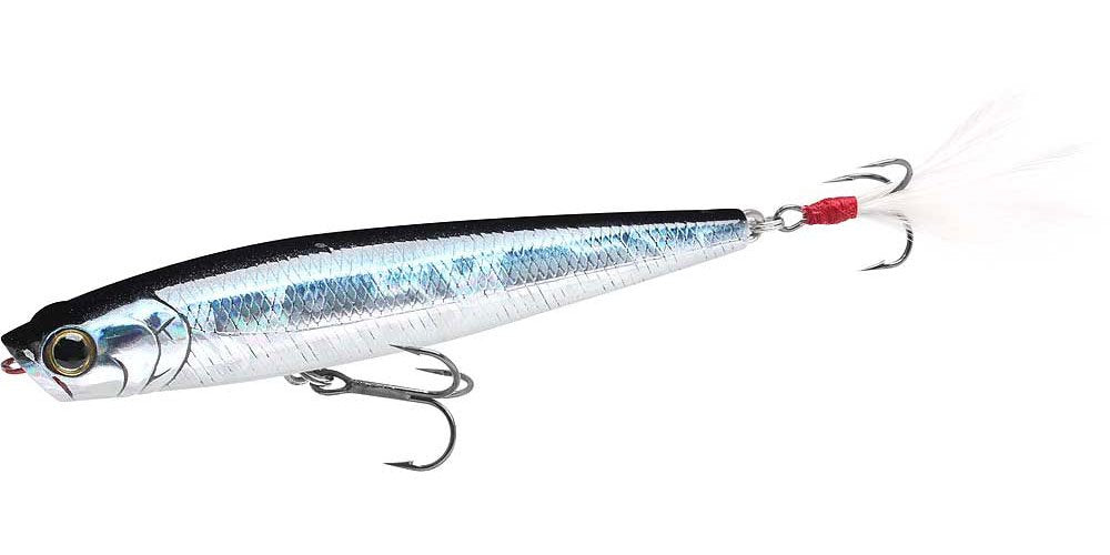 LUCKY CRAFT Gunfish 95 topwater lure cupped mouth action for aggressive bass strikes