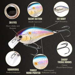 Lucky Craft LC 1.5 treble-hooks closeup highlighting sharp hardware
