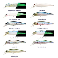 LUCKY CRAFT SW Pointer 100S dive-depth display suggests a 4–5 ft sinking range.
