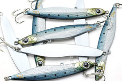LUCKY CRAFT SW Wander Spanish Mackerel Jig 95 with checkered scales and lifelike details.