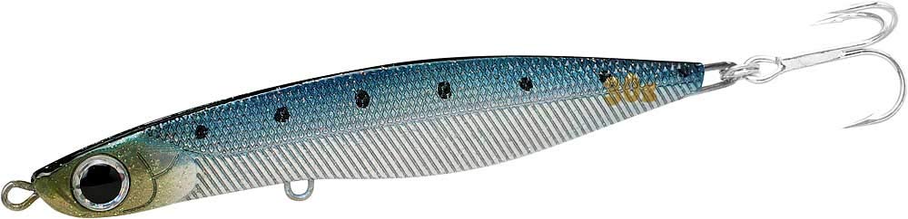 LUCKY CRAFT SW Wander Spanish Mackerel Jig 95 in sardine glow silver tempts inshore predators.