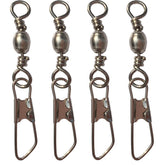 Luengo 100pcs size 2 solid fishing swivel snaps for light tackle use.