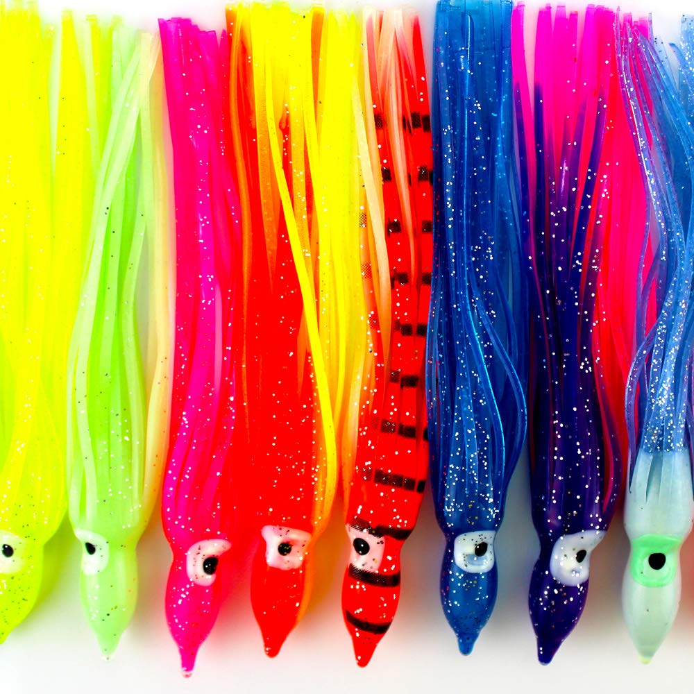Luengo soft octopus skirt lure 18cm, lifelike action for saltwater angling