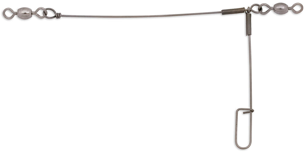 Luhr Jensen 4 Salmon Wire Trolling Spreader in stainless steel reduces line tangling during trolling