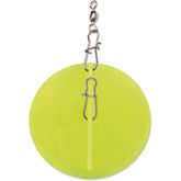 Luhr Jensen Dipsy Diver Chartreuse/White Bottom provides high visibility for deeper trolling