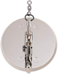 Luhr Jensen Dipsy Diver silver shows directional tracking for versatile trolling