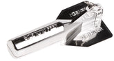 Luhr Jensen Jet Diver Silver 10ft front view highlighting its durable finish for river back-trolling.
