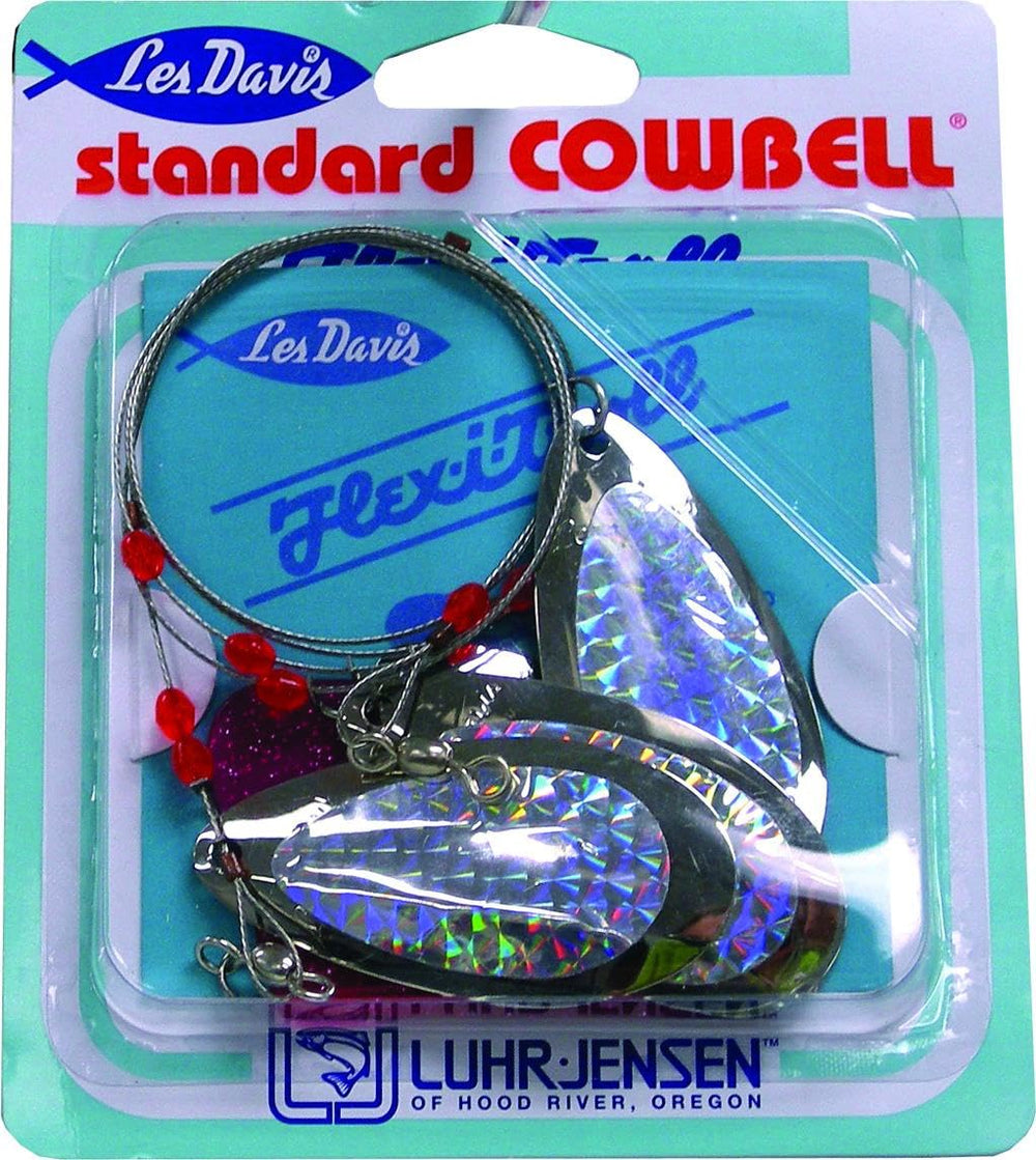 Luhr-Jensen South Bend Cowbell Troll Scalelite 38-Inch boosts visibility and increases strikes.