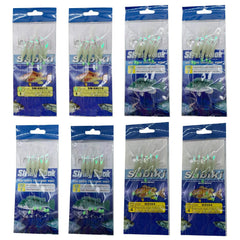 Luminous sabiki flasher rig for fishing lure flasher