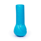 Luna Sea Cush-It floating rod butt cushion in blue mounted on a fishing rod