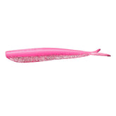 Lunker City Fin-S Fish 5.75 front view shows fork-tail action for bass and walleye
