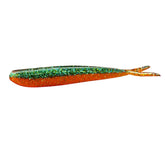 Lunker City Fin-S Fish 5.75 inch minnow with split tail for bass and walleye jigging.