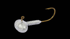 Lunker City heavy-duty pro-grade jig head with black nickel finish withstands heavy tackle