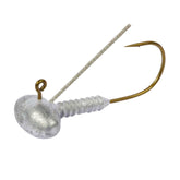 Lunker City football jig head weedless 3/4 oz ready for snag-free fishing through cover.