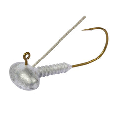 Lunker City football jig head weedless 3/4 oz ready for snag-free fishing through cover.