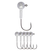 Lunker City Pro Lite round jig head 1/4oz with UltraPoint hook for bass soft plastics.