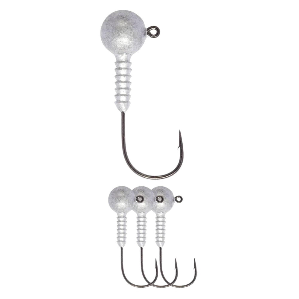 Lunker City Pro Lite round jig head close-up with sharp UltraPoint hook for bass lures