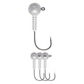 Lunker City Pro Lite round jig head close-up with sharp UltraPoint hook for bass lures