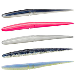 Lunker City Slug-Go soft plastic resists tearing for multiple sessions.