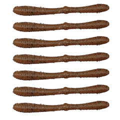 Lunker City Spanky Worm 3-pack display shows 21 salted lures for diverse setups.
