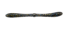 Lunker City Spanky Worm wacky rig ends flexing for lifelike presentation