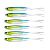 Lunkerhunt Bento Bait holographic core flashes to attract bass in clear water