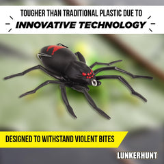 LUNKERHUNT Phantom Spider with two sharp hooks enables confident hookups for bass.