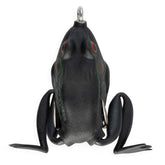 Lunkerhunt Pocket Frog side-view in water showing lifelike bass-attracting action.