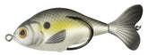 Lunkerhunt Propfish Shad Gizzard top view shows surface churn for shallow water fishing