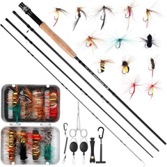 Lunmon 71-piece carbon fiber fly rod combo, 9 ft, 5/6 weight