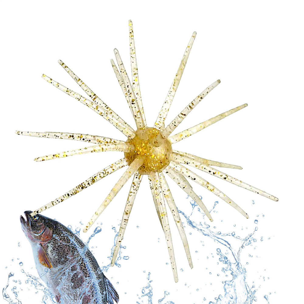 Lure Bait sea urchin design enhances realism for river angling