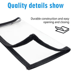 Fishing lure wraps - medium size in clear PVC