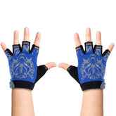 Luwint Kids Sport Gloves Blue - front view
