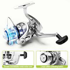 Luyianxi spinning reels drag system emphasizes smooth control.
