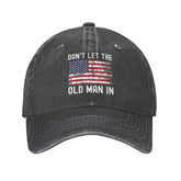 LUYIMAX DIY denim cowboy hat front view for breathable everyday wear.