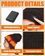 Rechargeable 4000mAh battery pack for the heated hat