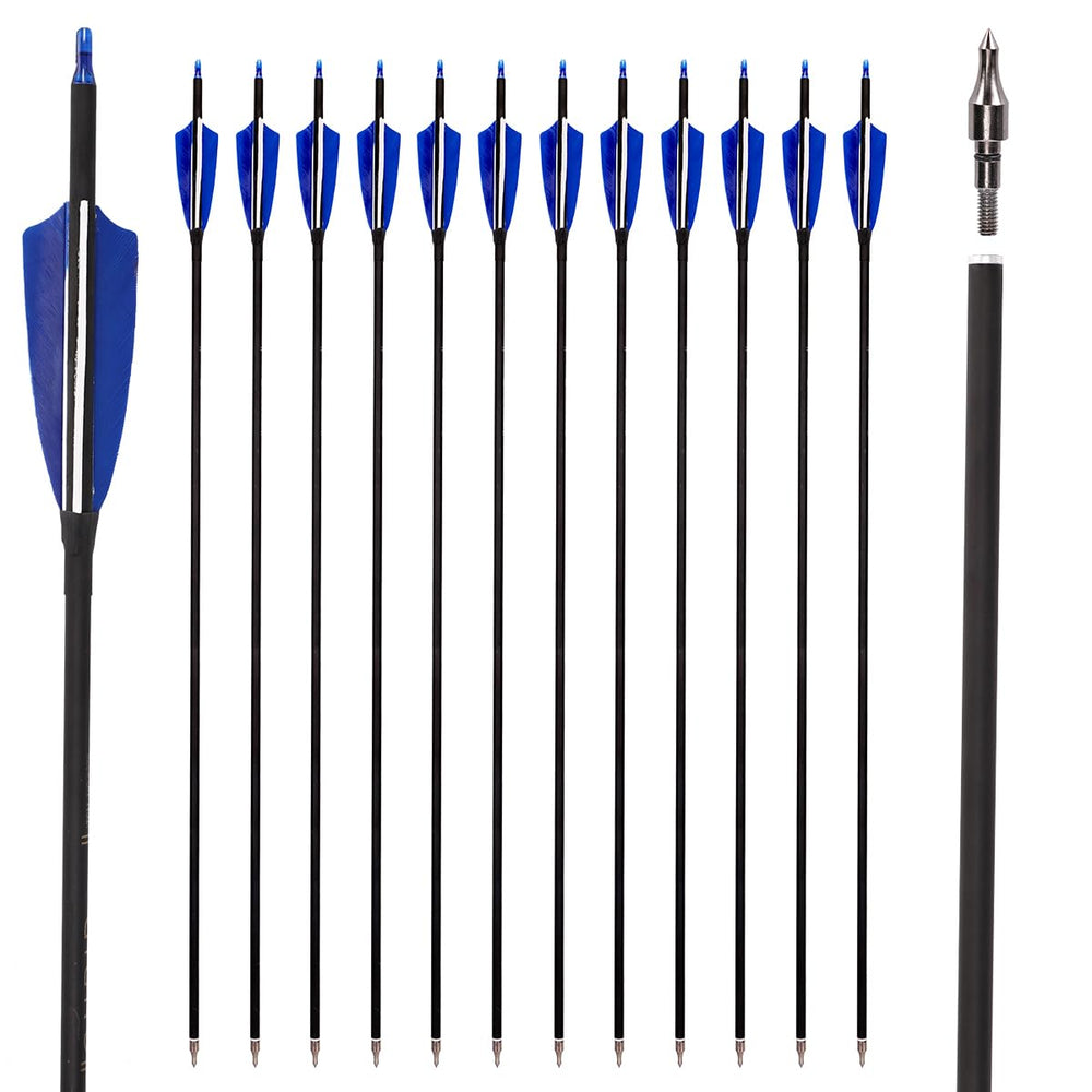 LWANO 30in carbon arrow shaft for target practice with durable performance