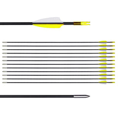 LWANO 31-inch training arrows for beginner target practice with safety-focused design.