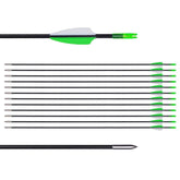 LWANO 31-inch fiberglass training arrow with durable shaft for beginners archery practice